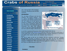 Tablet Screenshot of crabs.ru